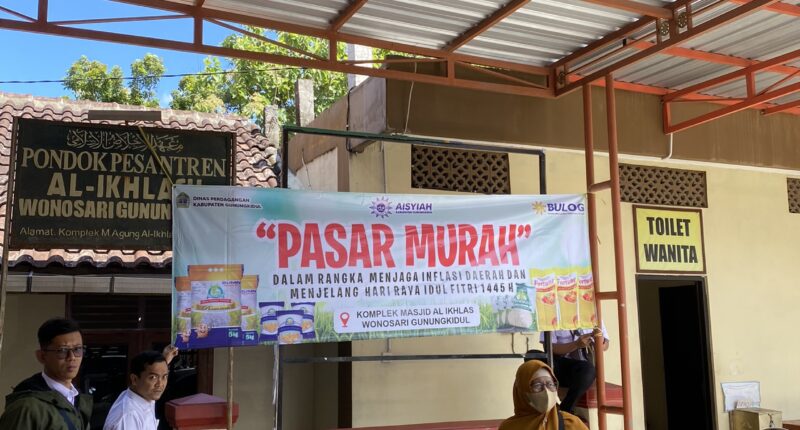 PASAR MURAH PDA Gunungkidul Kerjasama dengan Pemerintahan Kabupaten Gunungkidul